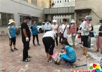 晨光社區、河南小學志愿者冒高溫義務粉刷電表箱 做實創城細節