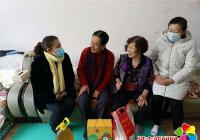 丹春社區開展“迎春送祝福 慰問老黨員 ”活動