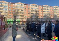 扶余市人大常委會、前郭爾羅斯蒙古族自治縣委組織部到河南街道 “紅心物業”參觀學習